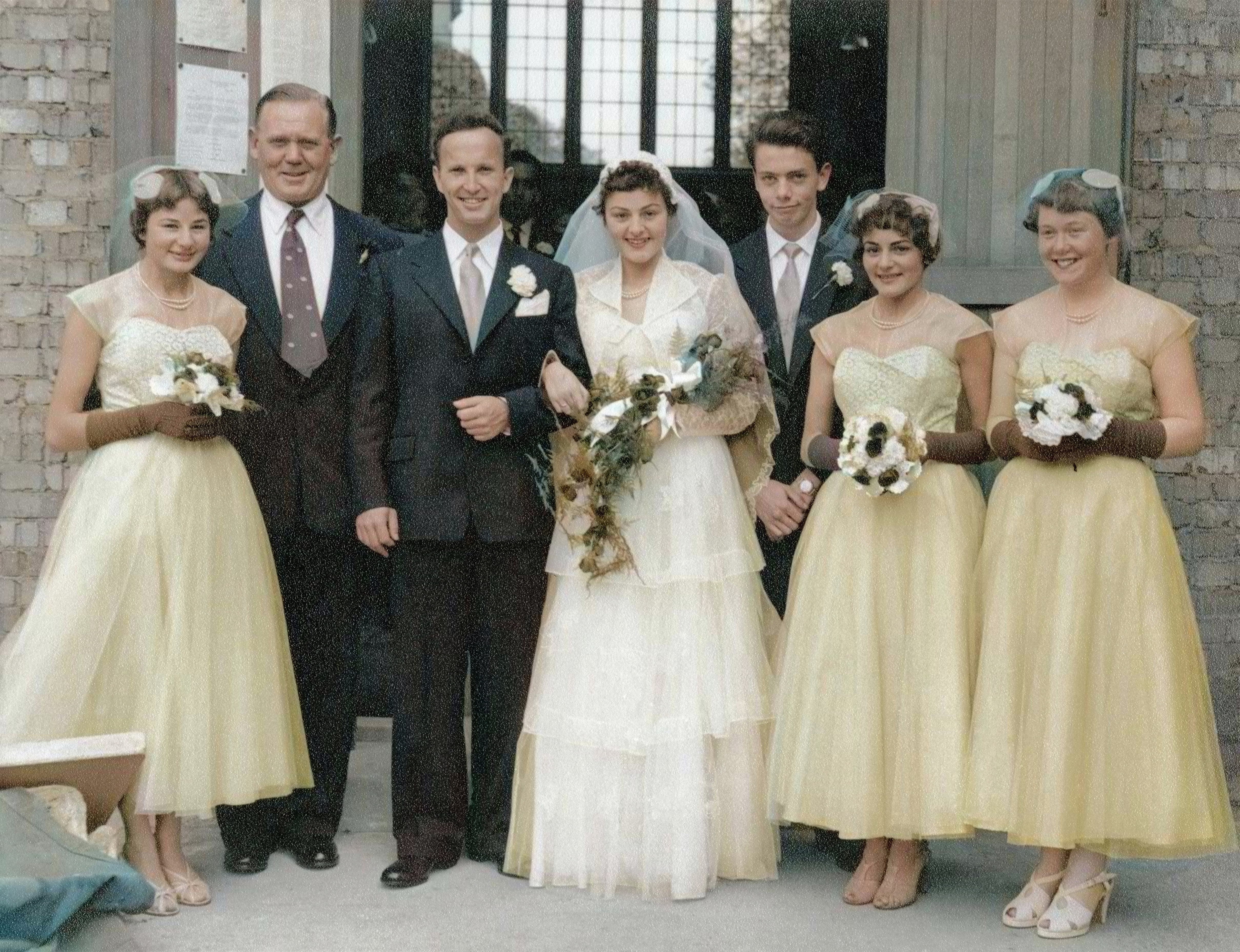 Mum & Dad wedding portrait #9